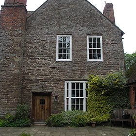 Listed building with double glazing